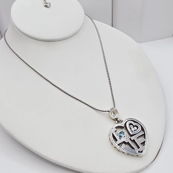 Brighton Silver Heart Pendant Necklace - Picture 5 of 7
